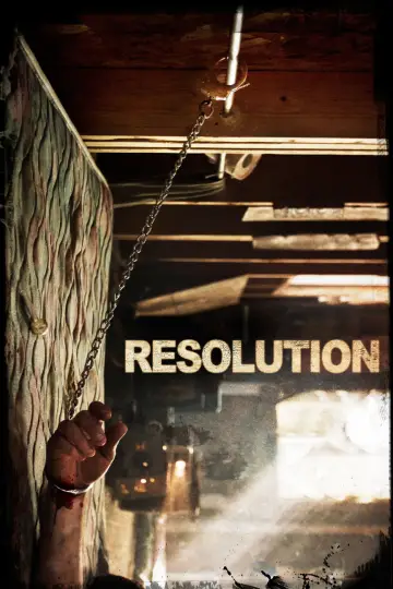 Poster to the movie "Resolution" #1039091