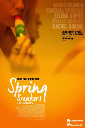 Poster to the movie "Spring Breakers" #868365