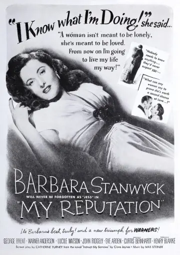 Poster to the movie "My Reputation" #734658