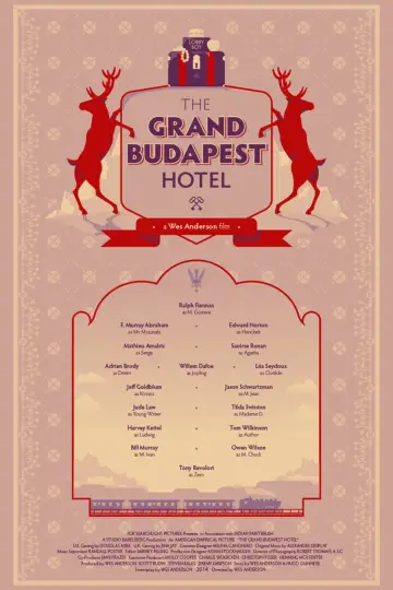 Poster to the movie "The Grand Budapest Hotel" #179224