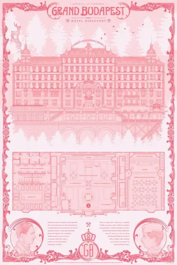 Poster to the movie "The Grand Budapest Hotel" #24442