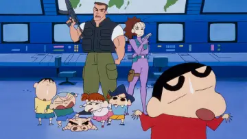 Crayon Shin-chan: Dengeki! Buta no Hizume Daisakusen poster