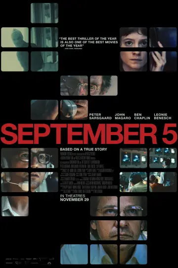 Poster to the movie "September 5" #619633