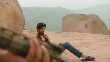 Backdrop to the movie "Dacoit" #829719