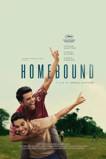 Poster to the movie "Homebound" #586249