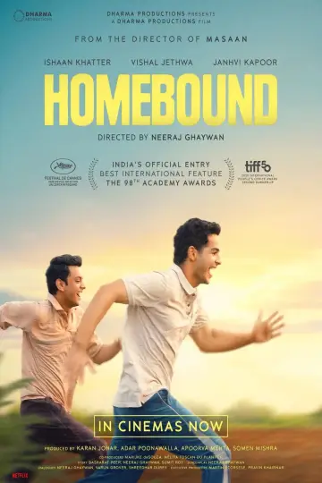 Poster to the movie "Homebound" #764798