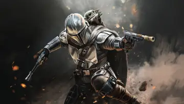 Backdrop to the movie "The Mandalorian & Grogu" #813415