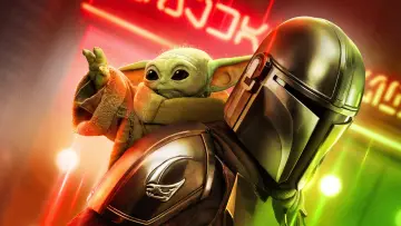 Backdrop to the movie "The Mandalorian & Grogu" #813416