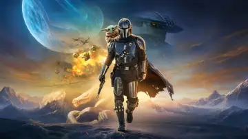 Backdrop to the movie "The Mandalorian & Grogu" #813417