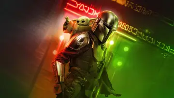 Backdrop to the movie "The Mandalorian & Grogu" #813419