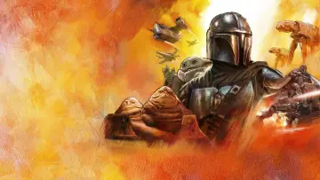 Backdrop to the movie "The Mandalorian & Grogu" #813433