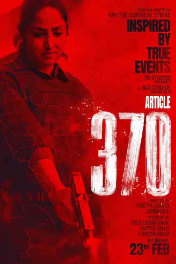 Poster to the movie "Article 370" #740151