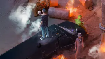 Backdrop to the movie "Grand Theft Hamlet" #656605