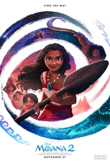 Poster to the movie "Moana 2" #547400