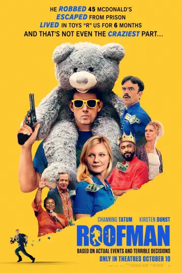 Poster to the movie "Roofman" #518259