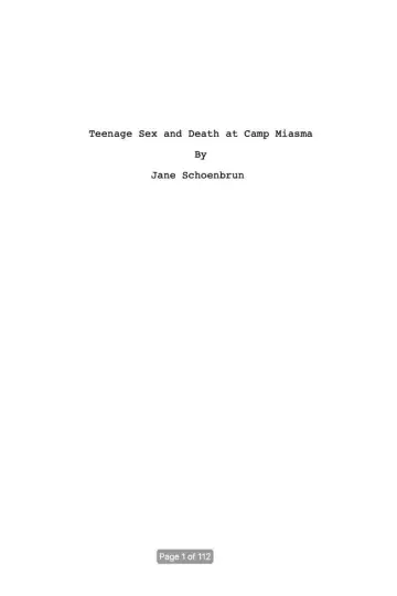 Poster to the movie "Teenage Sex and Death at Camp Miasma" #781745