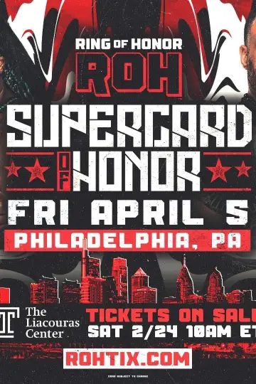 Poster to the movie "ROH: Supercard of Honor 2024" #442708