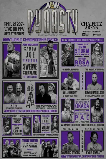 Poster to the movie "AEW Dynasty 2024" #739600