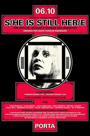 Poster to the movie "S/He Is Still Her/e: The Official Genesis P-Orridge Documentary" #1211382