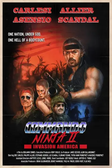 Poster to the movie "Commando Ninja 2: Invasion America" #1153258