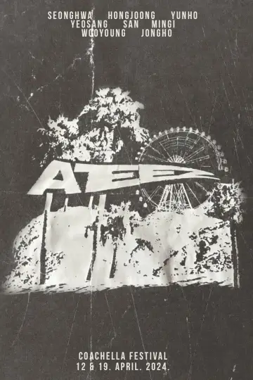 ATEEZ at Coachella poster