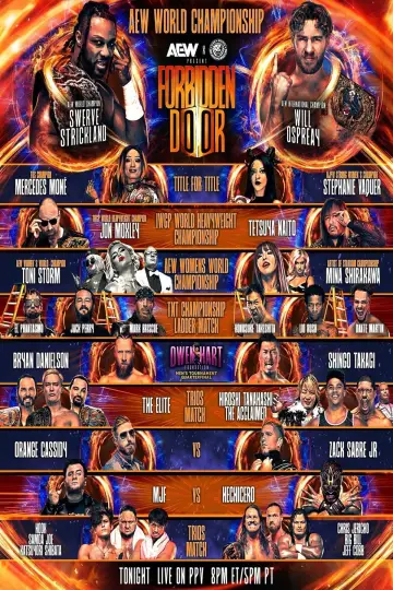 Poster to the movie "AEW x NJPW Present Forbidden Door 2024" #738578
