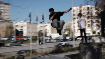 Backdrop to the movie "Rhythms of the city: Parkour in Thessaloniki" #1096374