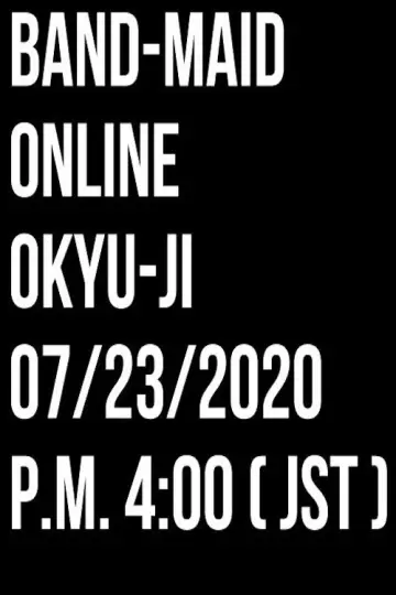BAND-MAID - Original Online Okyu-Ji poster