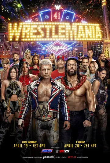 Poster to the movie "WrestleMania 41: Sunday" #621859