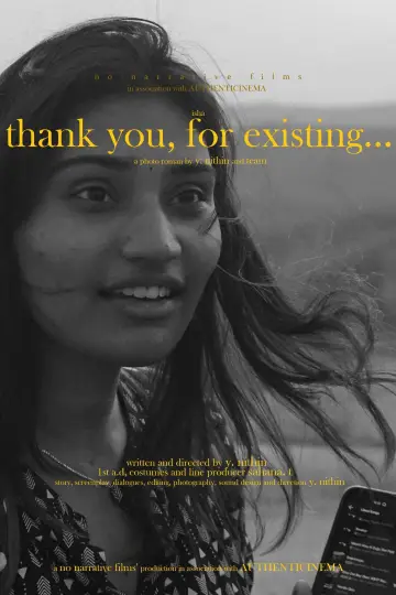 thank you, for existing... poster