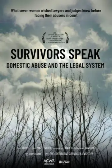 Poster to the movie "Survivors Speak: Domestic Abuse & the Legal System" #1112542