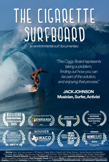 The Cigarette Surfboard poster