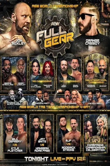 Poster to the movie "AEW Full Gear 2024" #982495
