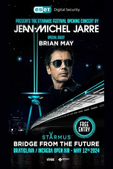 Poster to the movie "Jean-Michel Jarre - Starmus: Bridge from the Future" #483176