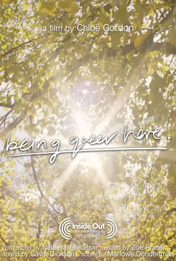 Poster to the movie "being queer here" #1117711