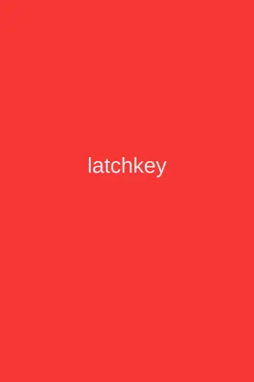 Poster to the movie "LATCHKEY" #493153