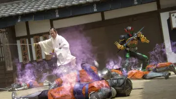 Backdrop to the movie "Kamen Rider OOO Wonderful: The Shogun and the 21 Core Medals" #1141695