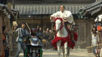 Backdrop to the movie "Kamen Rider OOO Wonderful: The Shogun and the 21 Core Medals" #1141696