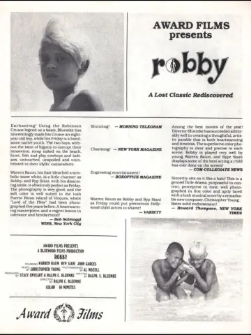Poster to the movie "Robby" #1580409
