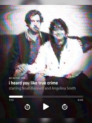 i heard you like true crime poster