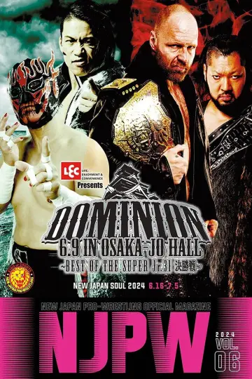 NJPW Dominion 6.9 in Osaka-jo Hall poster