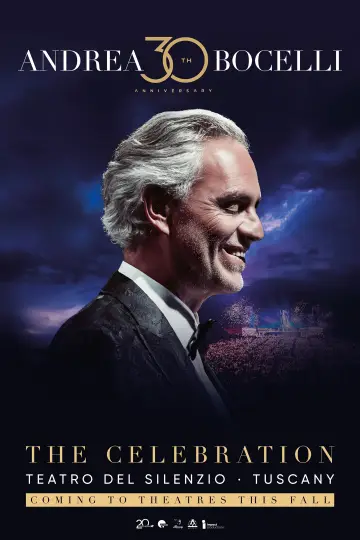 Poster to the movie "Andrea Bocelli 30: The Celebration" #882491