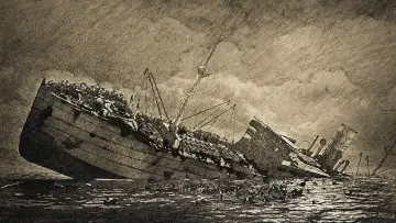 Backdrop to the movie "The Sinking of the Lisbon Maru" #645658