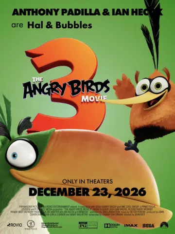 Poster to the movie "The Angry Birds Movie 3" #781010