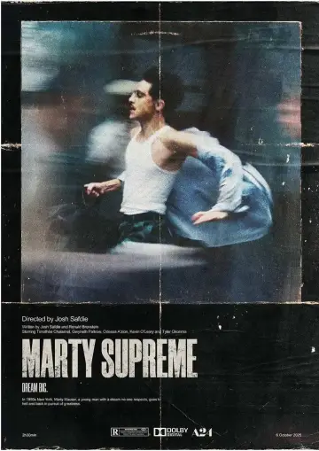Poster to the movie "Marty Supreme" #827550