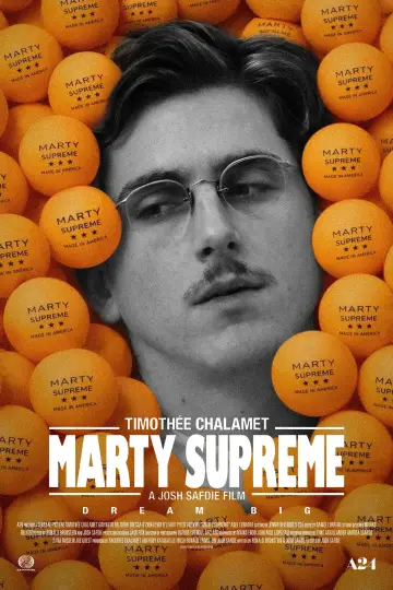 Poster to the movie "Marty Supreme" #909276