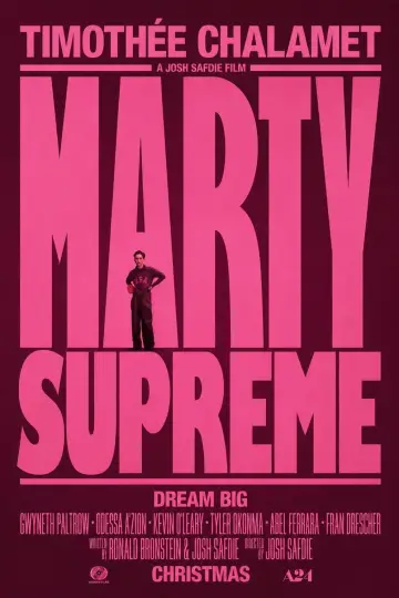 Poster to the movie "Marty Supreme" #909282