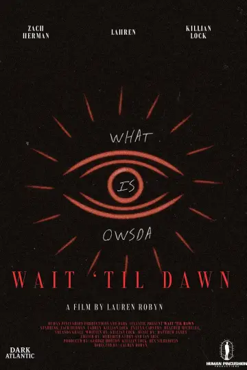 Wait Til Dawn poster