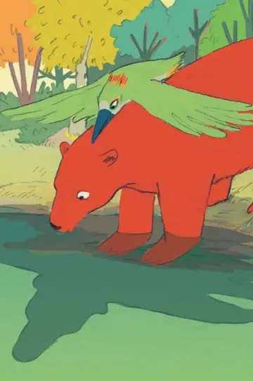 Poster to the movie "The Bear and the Bird" #539581