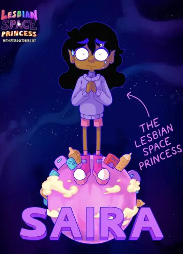 Poster to the movie "Lesbian Space Princess" #828476